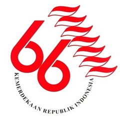 Logo 66 Tahun Indonesia Merdeka