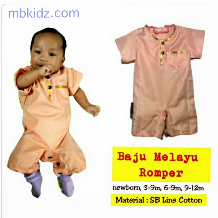  Baju  Melayu  Baby  dan Kanak kanak Romper Baju  Melayu  