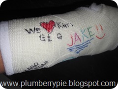 signed cast