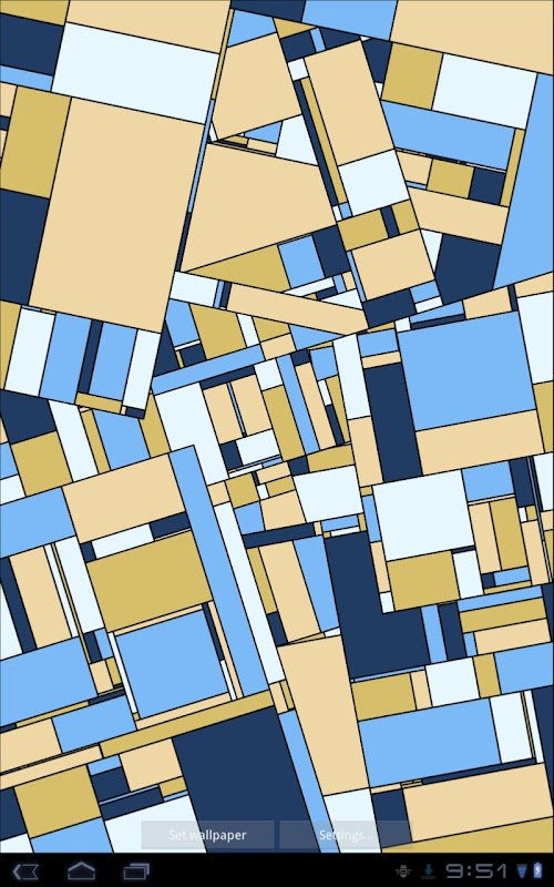 Android application De New Stijl screenshort