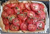 tomato onion and potato tart