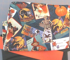 Pillow case Halloween print fabric1