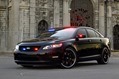 LAS VEGAS, Nov. 1, 2010 – Ford debuts the ultimate stealth Police Interceptor concept at SEMA – a customized version of its all-new Police Interceptor sedan goes undercover that's not only stylish but full of high-tech surprises.
