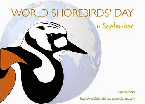 1. World Shorebirds Day label