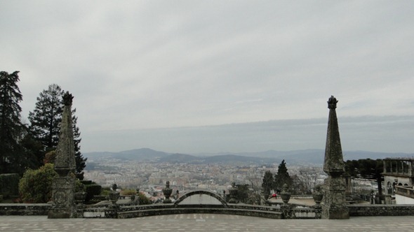 Vista do Santuário do Bom Jesus do Monte