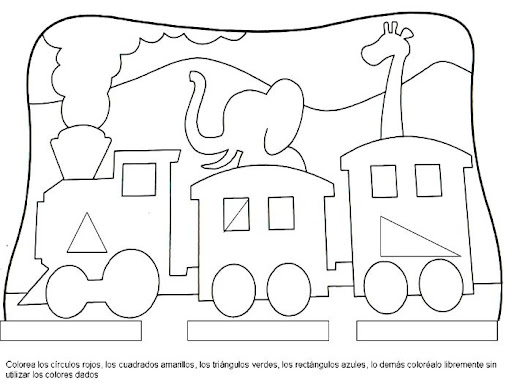 Dibujos Defiguras Geometricas Para Colorear Imagui