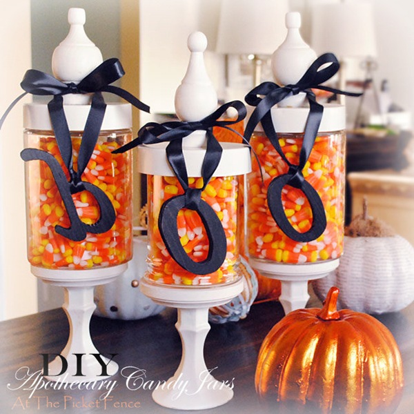  DIY Halloween Candy Jars
