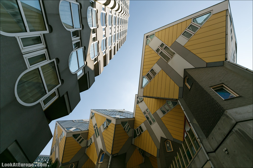 LookAtEurope.com - Кубические дома в Роттердаме | Holland, Kubuswoningen in Rotterdam