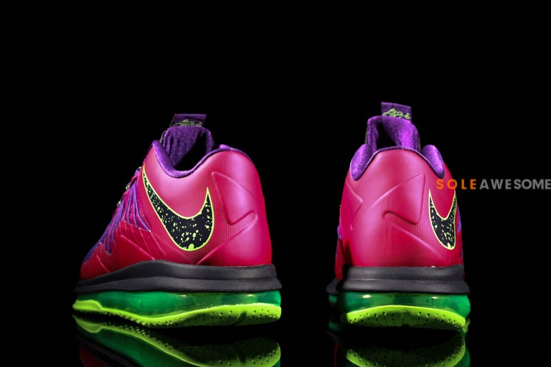 red and green lebrons