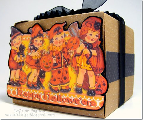 LeAnne Pugliese WeeInklings Vintage Halloween Postcard Treat Box 2