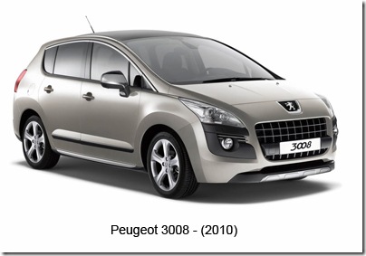 Peugeot 3008. Serie 2010/2012. Información de producto.