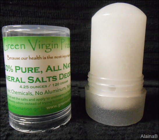 Green Virgin Products review deodorant open