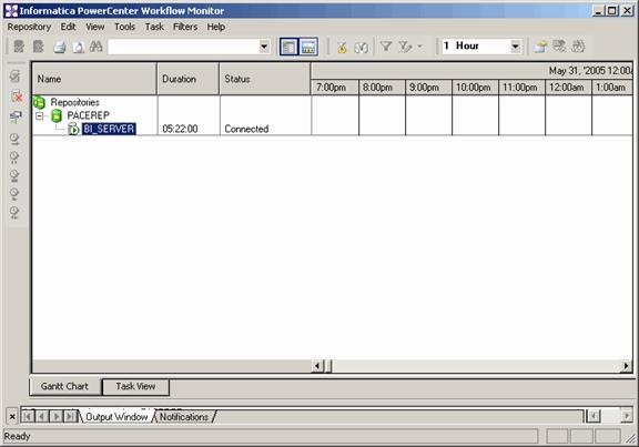 Informatica PowerCenter Workflow Monitor