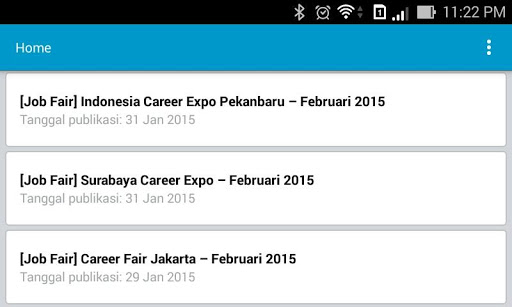 【免費新聞App】Jadwal Job Fair-APP點子