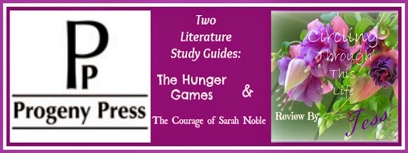 Progeny Press Review Collage Progeny Press Literature Study Guide Review from Circling Through This LIfe
