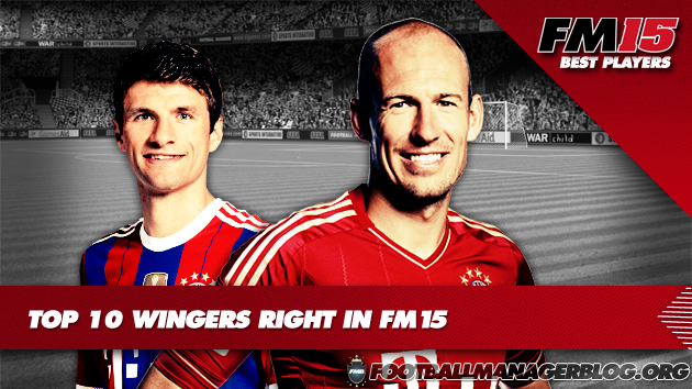 Top 10 Wingers Right in Football Manager 2015