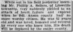 P. A. Sellers Obit, Charlotte Observer, 3 July 1902, Page 4