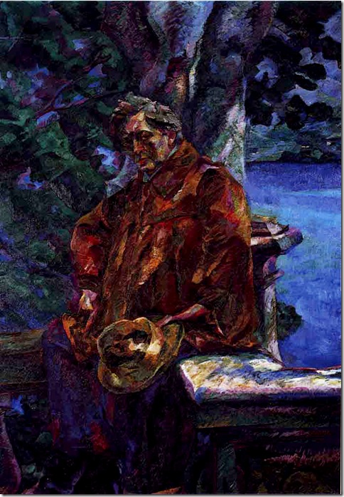Umberto Boccioni -Ritratto del Maestro Busoni (1916)