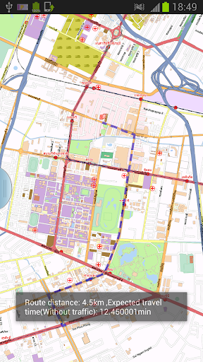 Bangkok Offline Map Routing