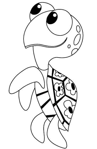 DIBUJOS DE TORTUGAS PARA COLOREAR E IMPRIMIR