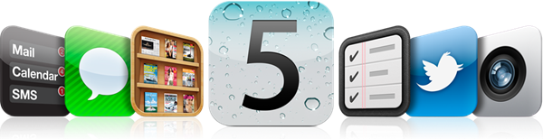 iOS 5 擁有超過 200 項的更新內容，包括通知中心、iMessage、書報攤、提醒事項與無線同步。
