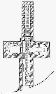 схема двухкамерного инфразвукового приемника с компенсацией шума в гробнице этрусков