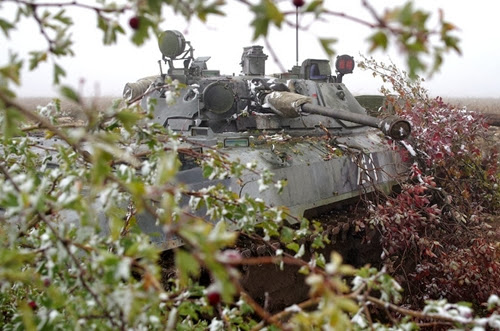 Военнослужащие украинской армии во время учений