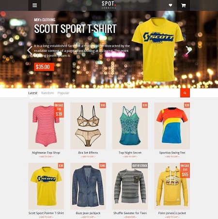 SpotCommerce Shopping - Template bán hàng SpotCommerce Shopping - Template bán hàng