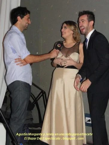 Agustin Morgante y Jenny en una nota para eltrecetv.jpg