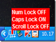 Notifica desktop per sapere se sono attivi i tasti Caps Lock, Bloc Num e Bloc Scorr