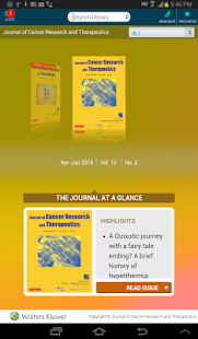  J Can Res Ther(JCRT) – miniatúra snímky obrazovky  