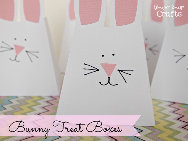 bunny treat boxes made with #Silhouette