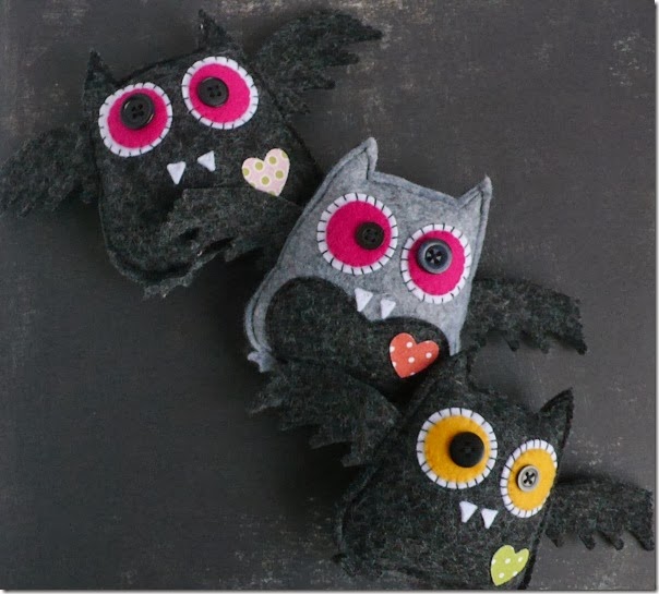 cafe creativo - Anna Drai - sizzix big shot - owl bat halloween felt (4)