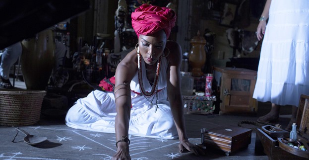 AMERICAN HORROR STORY: COVEN Fearful Pranks Ensue - Episode 304 (Airs Wednesday, October 30, 10:00 PM e/p) --Pictured: Angela Bassett as Marie Laveau -- CR. Michele K. Short/FX