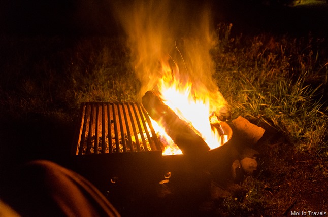 campfire at Humbug Mountain SP