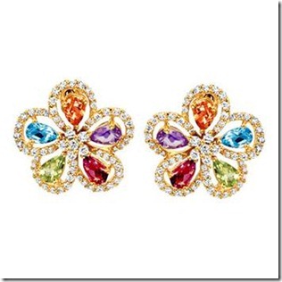 multi color earrings for girls