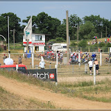 Startaufstellung zum Seitenwagenrennen