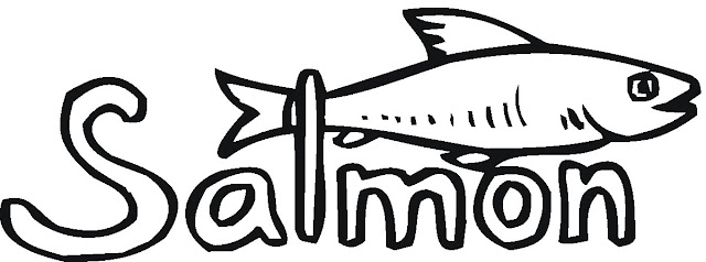 DIBUJOS DE SALMONES PARA COLOREAR dibujos-de-salmones-para-colorear