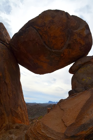 Balance Rock in the Grapevine Hills