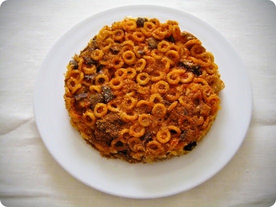 Timballo (vegetariano) di anelletti Timballo (vegetariano) di anelletti