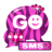 GO SMS Pro Theme Pink Zebra mobile app icon