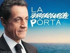 Nicolas Sarkozy la pòrta
