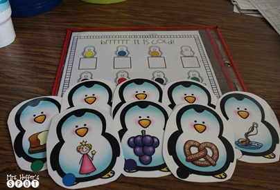 Getting ready to do penguins next week and I can’t wait to get these bad boys out for my kiddos. We introduced r blends last week, so we are practicing them during center time.