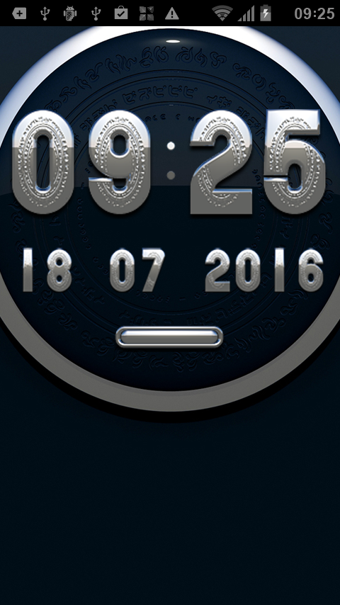 CANCUN Digital Clock Widget Screen 2