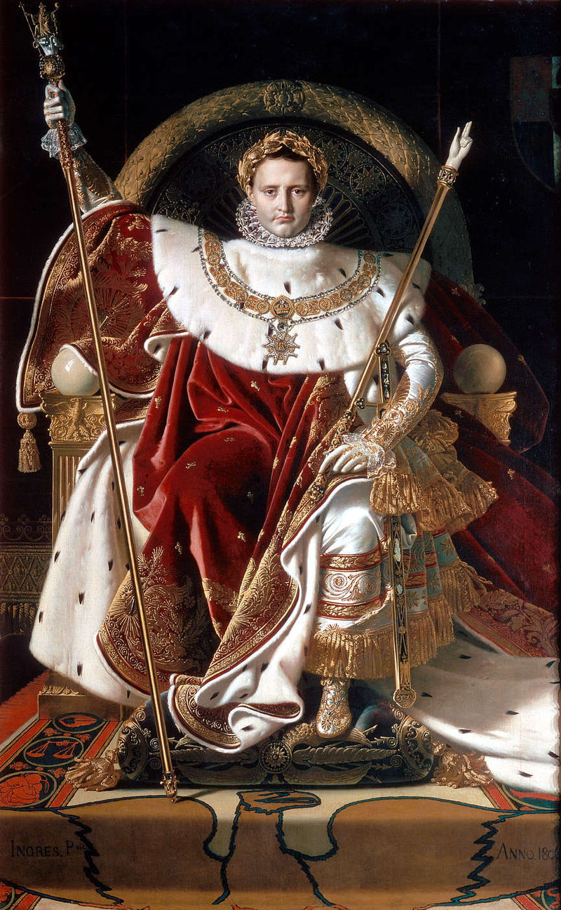 800px Ingres Napoleon on his Imperial throne