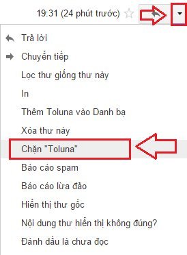 Cách chặn email trong Gmail