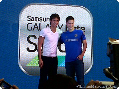 The Younghusbands at The Samsung Galaxy Note II Launch at SM MOA