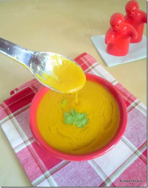 Pumpkin Kaddu Kumda Soup Recipe