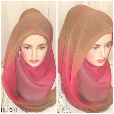 tudung bawal 5 tone tudung bawal 5 tone brown maroon