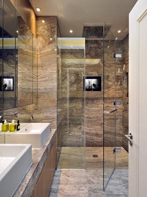 Decoracion Atico St Pancras / Thomas Griem marmol-en-baño